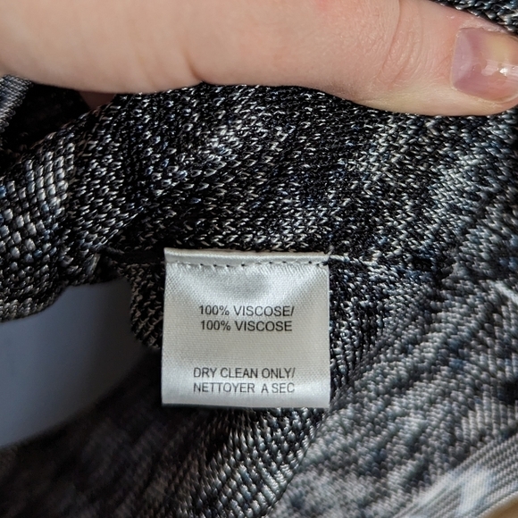 Trina Turk Geometric Long Sleeve Knit Mini Dress - Picture 8 of 8